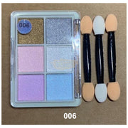 6 Colors Magic Aurora Nail Powder with 3 Applicators | 006 Nail Powder