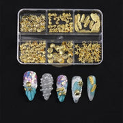 6-Grid 3D Ocean Theme Nail Charms | Nail Art Deco Nail Deco