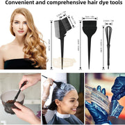 6 pcs Hair Dye Accessories Kit Pink Hair Coloring Accessories