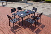 6-Person Outdoor Polywood Dining Table 150*90 cm (table only) Table