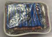 60pcs No Heat Hair Perm Rods With Elastic Rubber Band Set | 5 Sizes Hair Rollers