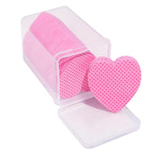 Lint Free Cotton Pads | Heart Shaped | 200 Pieces