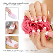 White Nail Powder Dipping Box | French Dip Powder Holder