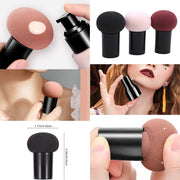 Mushroom Head Makeup Sponge with handle (Dry & Wet Use)