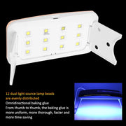 Blueque Mini 6 Portable UV LED Nail Lamp 36W | USB Powered