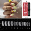 Soft Gel Tips H105-6 | Full Cover | Oval Medium 550 Tips Red Box