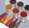 6pcs Fine Sugar Powder Nail Glitter Set | 14 Nail Powder