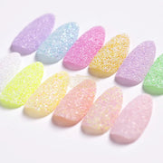 6pcs Sugar Powder Nail Glitter Set Nail Powder