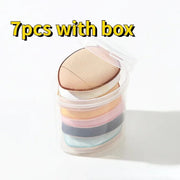 7 Pcs Set Finger Powder Puff Powder Puff