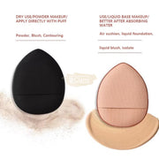 7 Pcs Set Finger Powder Puff Powder Puff