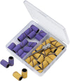 30 pcs Nail Sanding Band Set | Purple & Yellow