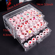 Multifunctional Acrylic Storage Box 21.5*14.5*9.2cm | 3 Drawers (box only)