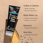 mCaffeine Deep Cleansing Coffee Face Wash for Oil Control | De Tan Face Wash for Men & Women | Daily Use Anti Pollution Face Wash For Summers | 75ml
