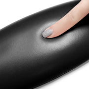 Oval Shape Microfiber Leather Manicure Hand Rest | Black