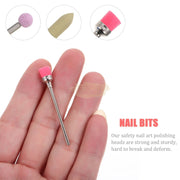 7pcs GH-03 Ceramic & Diamond Nail Drill Bit Set for Manicure Nail Drill Bit Set