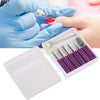 7pcs Nail Drill Bit Set Diamond Grinding Heads for Manicure Pedicure Nail Drill Bit Set