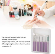 7pcs Nail Drill Bit Set Diamond Grinding Heads for Manicure Pedicure Nail Drill Bit Set