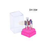 7pcs Nail Drill Bit Set with Storage Holder | DH 05 Drill Bit