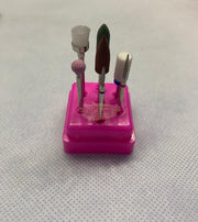 7pcs Nail Drill Bit Set with Storage Holder | DH 06 Drill Bit