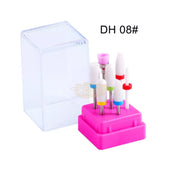 7pcs Nail Drill Bit Set with Storage Holder | DH 08 Drill Bit