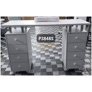 8-drawers Manicure Table on Wheels 119*45*77cm Manicure Tables