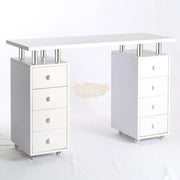 8-drawers Manicure Table on Wheels 119*45*77cm Manicure Tables