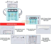 8-in-1 Aqua Facial Dermabrasion Machine | Multi-Function Beauty System HydraFacial Machine