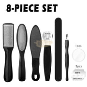 8 in 1 Professional Pedicure Tool Set | Black Foot Care