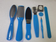 8 in 1 Professional Pedicure Tool Set | Blue Foot Care