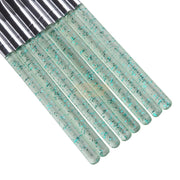8 Pcs Nail Art Flower Drawing Brush Set | Green Nail Art Brush