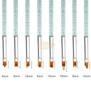 8 Pcs Nail Art Flower Drawing Brush Set | Green Nail Art Brush