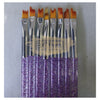 8 Pcs Nail Art Flower Drawing Brush Set | Purple Nail Art Brush
