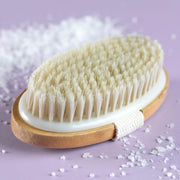 2-in-1 Wet Dry Soft Body Exfoliating Wooden Brush | Oval