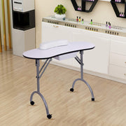 Foldable Manicure Station with Carry bag - White MT-005