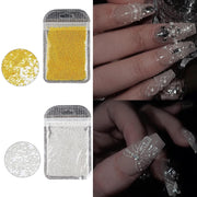 Nail Art Steel Caviar Beads | Silver