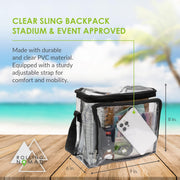 Clear PVC Tote Bag with Adjustable Strap