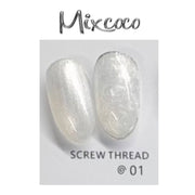 Mixcoco Soak-Off Gel Polish 15ml | Screw Thread | #01