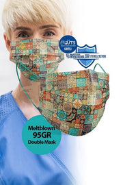 Medizer Mouds Patterned Series Surgical Disposable Face Mask | Pattern Personal Protective Equipment