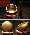 8cm Singing Bowl Set with Cushion & Stick Singing Bowl