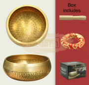 8cm Singing Bowl Set with Cushion & Stick Singing Bowl