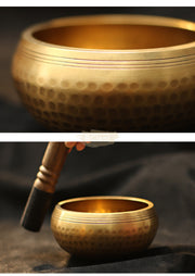 8cm Singing Bowl Set with Cushion & Stick Singing Bowl
