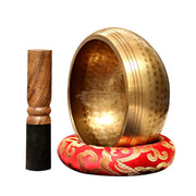 8cm Singing Bowl Set with Cushion & Stick Singing Bowl