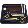 Professional Hair Cutting Scissors Kit – Salon & Home Use | Gold Hair Cutting Scissors