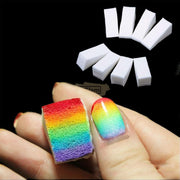 8PCS Nail Art Gradient Sponges | Triangle Wedge Applicators for Ombre & Blending Designs Makeup Sponge