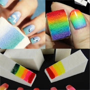 8PCS Nail Art Gradient Sponges | Triangle Wedge Applicators for Ombre & Blending Designs Makeup Sponge