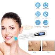 9-Level Beauty Mole Removal Pen with LED Display Skin Care Machine