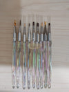 9 pcs Nail Art Brush Set | Aurora Ice Nail Art Brush