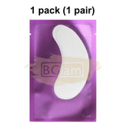 Lint Free Under Eye Gel Patch for Eyelash Extensions | Purple (1 pair per pack)