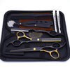 Professional Hair Cutting Scissors Kit – Salon & Home Use | Black & Gold Hair Cutting Scissors