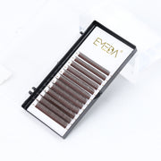 EMEDA Eyelash Extension | YY Black Brown | 0.07 C Curl | Mixed 8-15mm